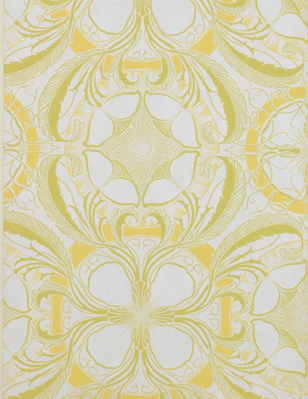 Art Nouveau & Art Déco | Manufacture Sanderson, Londres - 1894 - The Poppy ceiling