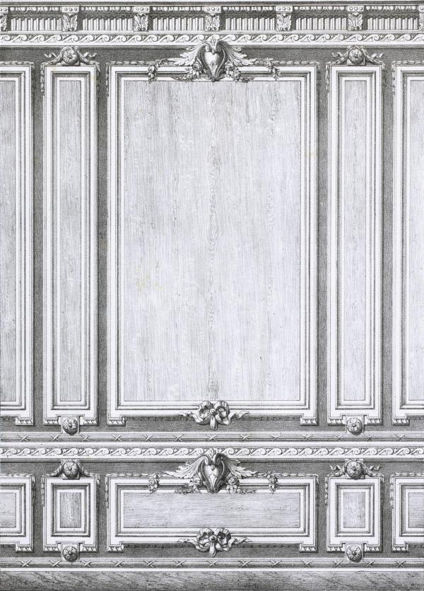 Trompe-l'oeil et décors | Manufacture Desfossé & Karth, Paris -1863 - Estampe présentant le Décor gothique