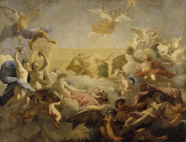 Les Cieux | Phaéton demande à Apollon la conduite du char du soleil - XVIIe