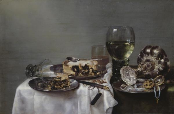 Les Natures Mortes | Table de petit-déjeuner à la tarte aux mûres - 1631