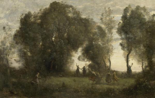 Les Panoramiques & Ambiances bucoliques | La Danse des nymphes - 1860