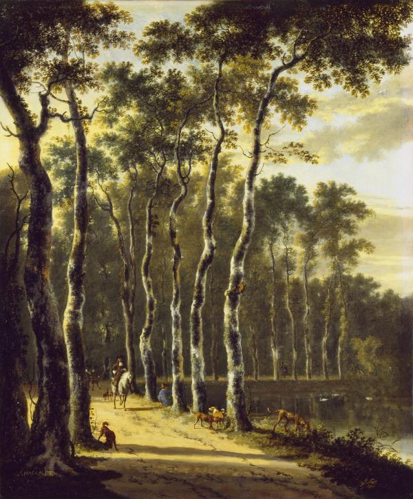 Les Panoramiques & Ambiances bucoliques | Allée d'un bois - 1675