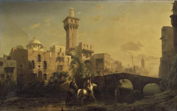L'Orient | Pont et bains à Tripoli - 1857