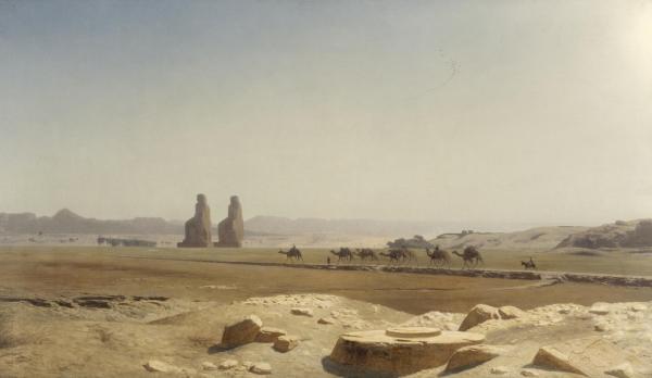 L'Orient |  La plaine de Thèbes - 1857