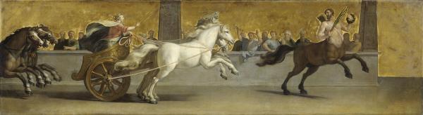 Religion & Mythologie | L'Éducation d'Achille - la Course de Char - 1666
