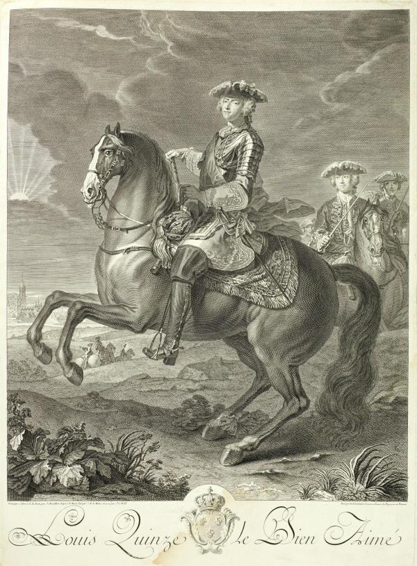 Visite Louis XV, Strasbourg - 1744