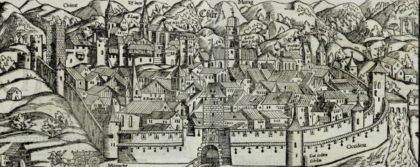 Collection Géographie Suisse - XVIe siècle - 1545 -  Chur (Coire)