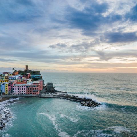 Vernazza Sunset, Cinque Terre, Italy | N.Jackson