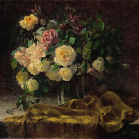 Hansi | Bouquet de roses - 1894
