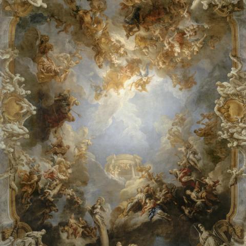 Les Cieux | Plafond du salon d'Hercule - XVIIIe