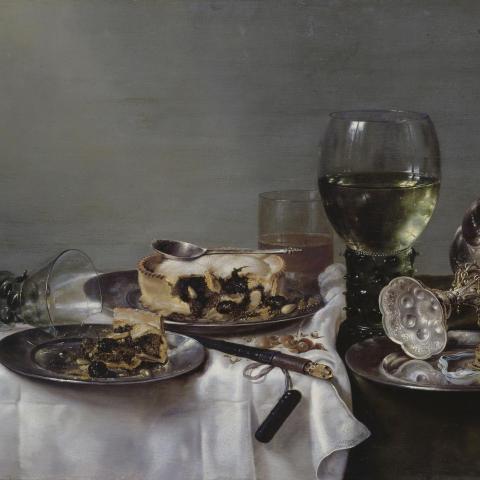 Les Natures Mortes | Table de petit-déjeuner à la tarte aux mûres - 1631