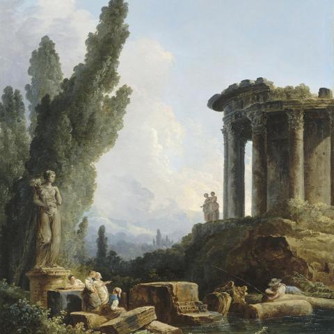Les Panoramiques & Ambiances bucoliques | Ruines antiques - XVIIIe