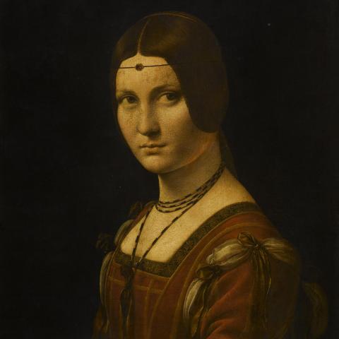 Les Portraits & Personnages | Portrait d'une dame à la cour de Milan - XVe