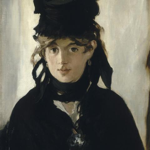 Les Portraits & Personnages | Berthe Morisot au bouquet de violettes - 1872