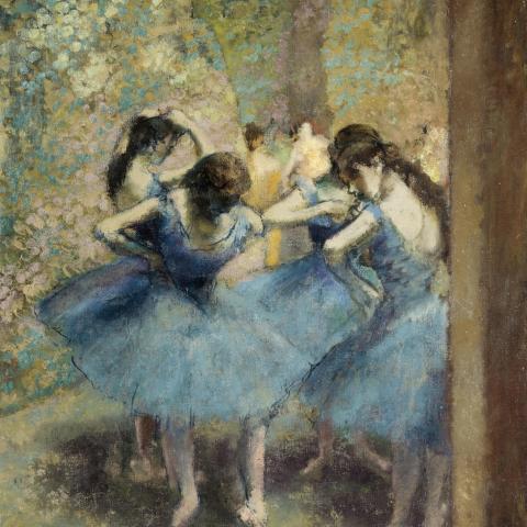 Les Scènes de vie | Danseuses bleues - 1893