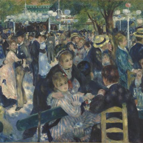 Les Scènes de vie | Bal du Moulin de la Galette, Montmartre - 1876