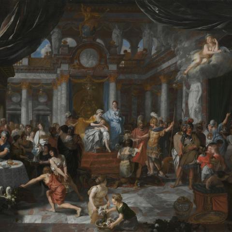 Les Scènes de vie | Enée au banquet de Didon - XVIIe