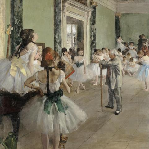 Les Scènes de vie | La classe de danse - 1875