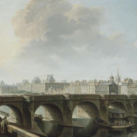 Les Villes & l'Architecture | Le Pont Neuf et la Samaritaine, à Paris - 1755