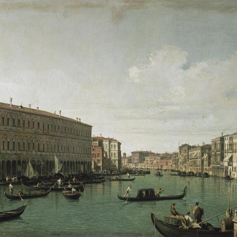 Les Villes & l'Architecture | Le grand Canal, vu du pont du Rialto - 1730