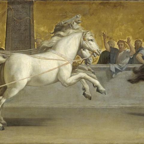 Religion & Mythologie | L'Éducation d'Achille - la Course de Char - 1666