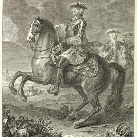 Visite Louis XV, Strasbourg - 1744
