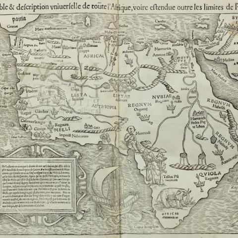 Collection Géographie 16e siècle - 1545 - Afrique